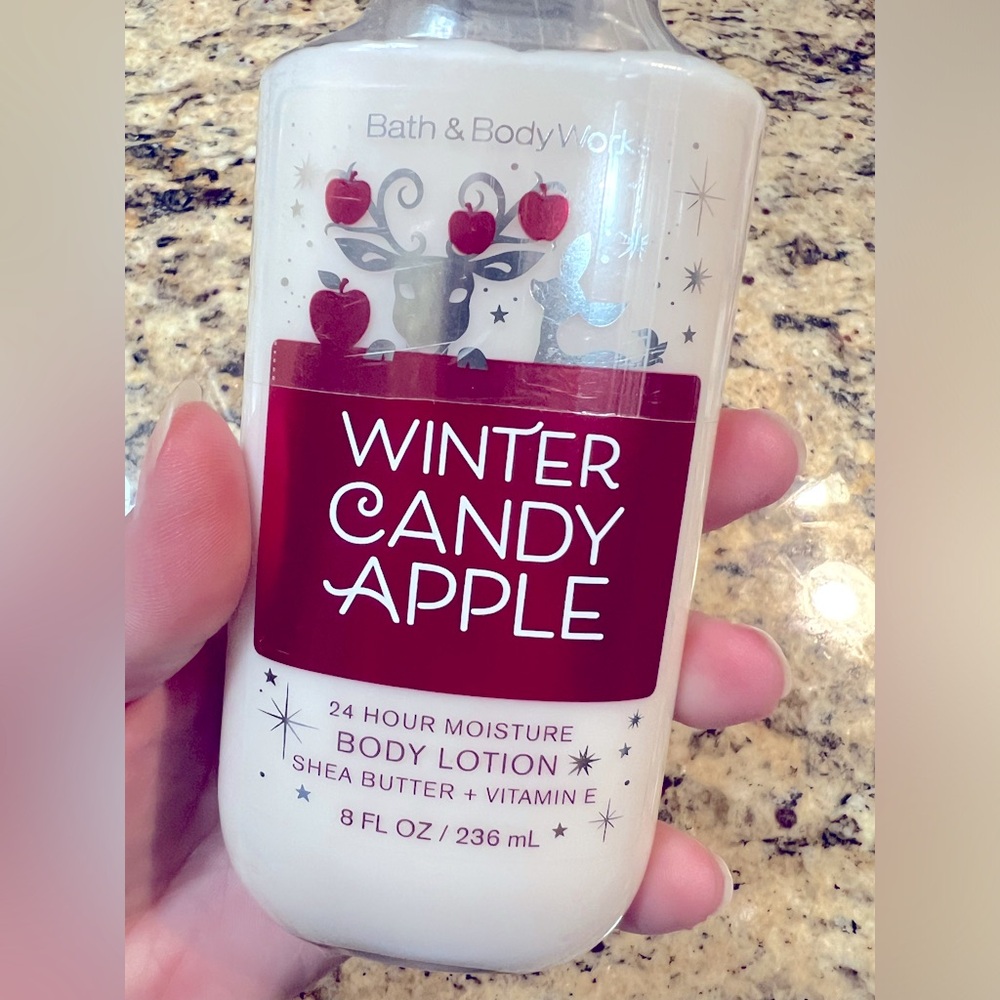 NWT unopened Winter Candy Apple Body Lotion -Bath and Body Works, Sealed